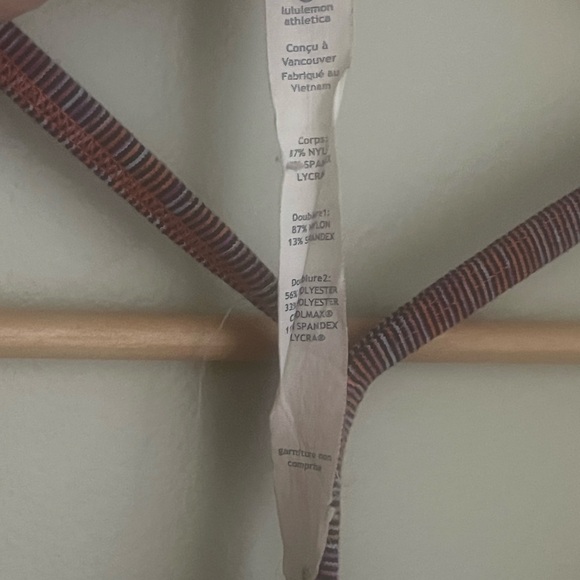 lululemon athletica Power Y Tank - Space Black March Multi - Picture 10 of 13